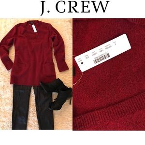 J. CREW Sweater /Burgundy/ New with tags